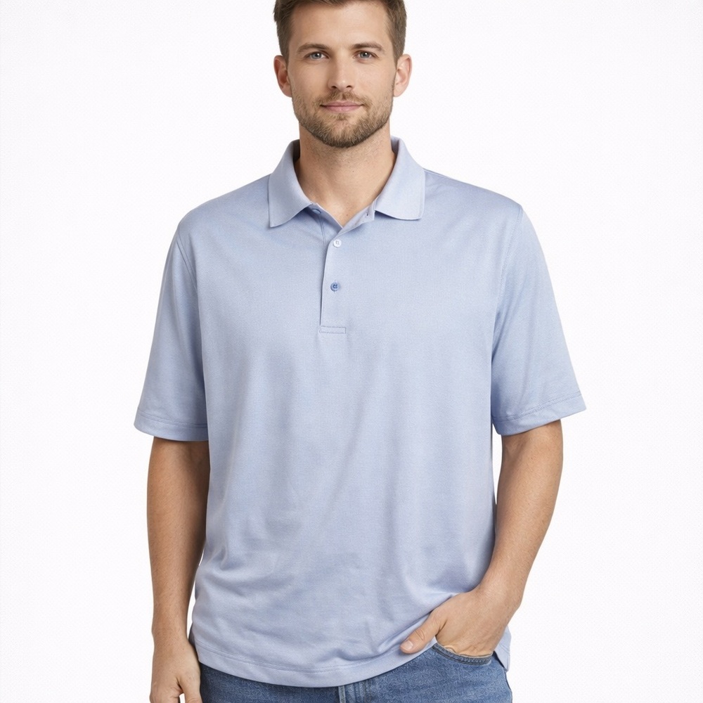 Peter Millar Summer Comfort Polo Blue Stripe Size‎ XL